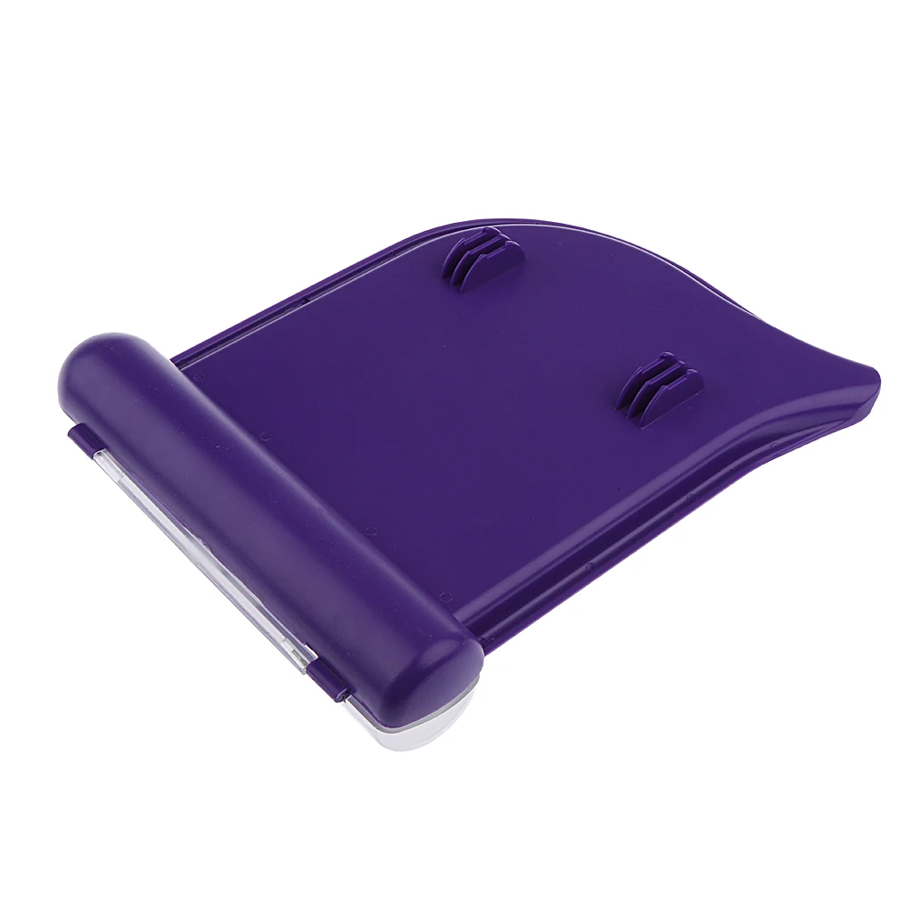 1 Set Pill Counting Tray with Spatula Durable Plastic Practical Purple