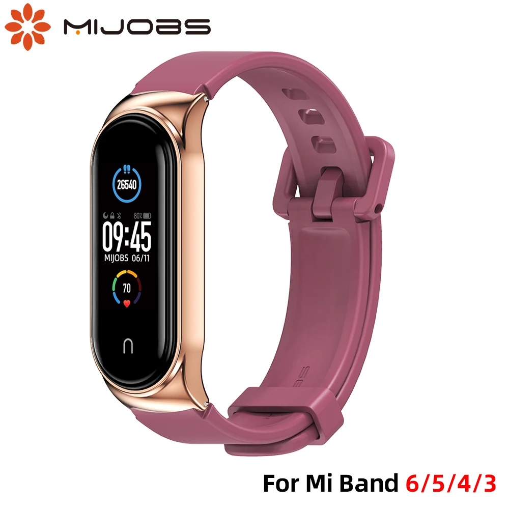

Силиконовый ремешок для Mi Band 6 5, браслет для Mi Band 5, ремешок на запястье для Xiaomi Mi Band 4 3