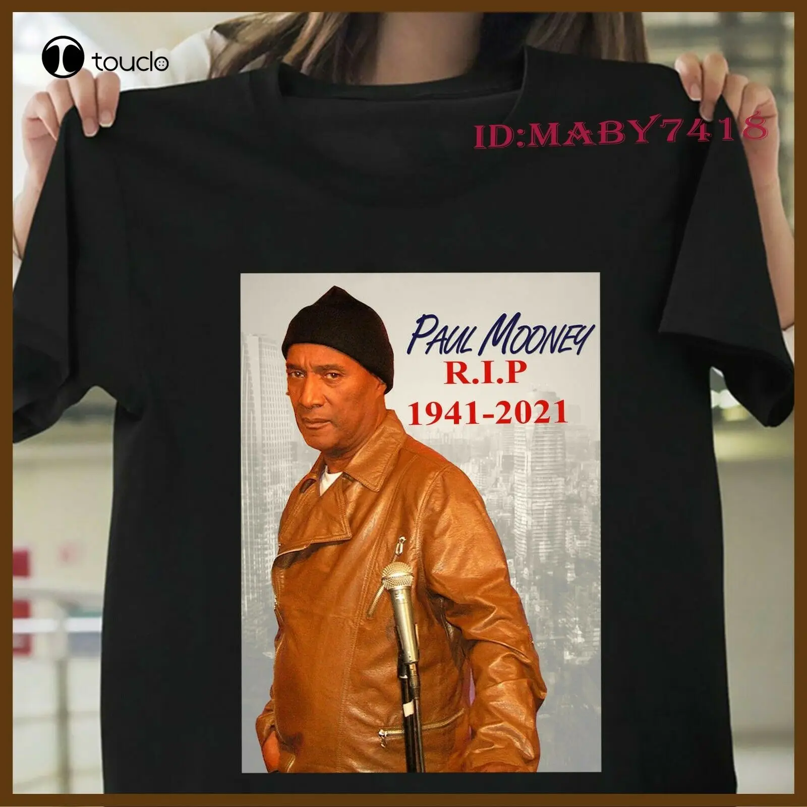 Rip Paul Mooney 1941-2021 Thank You For All Memories T-Shirt Unisex Black Shirt