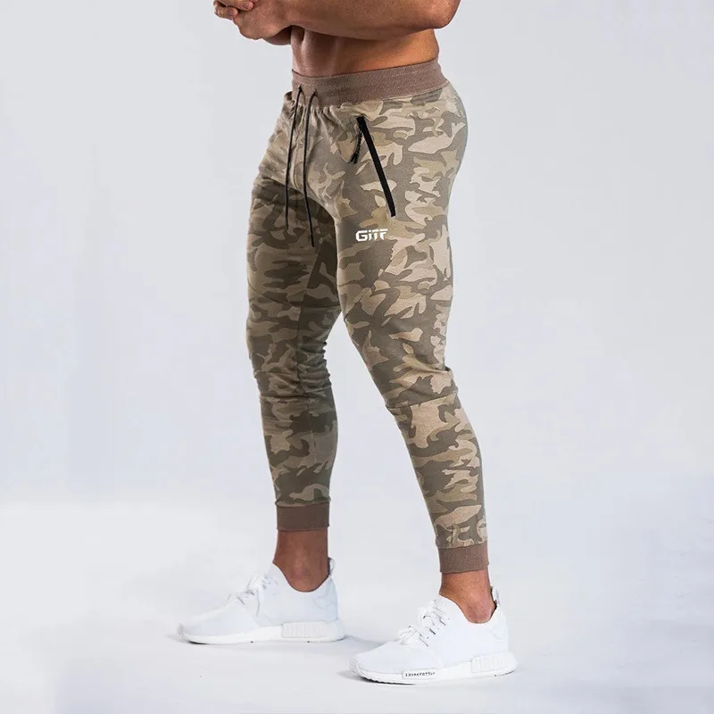 GITF New Camouflage pantaloni da jogging ad asciugatura rapida uomo Sport pantaloni a matita uomo Bodybuilding pantaloni da palestra pantaloni da