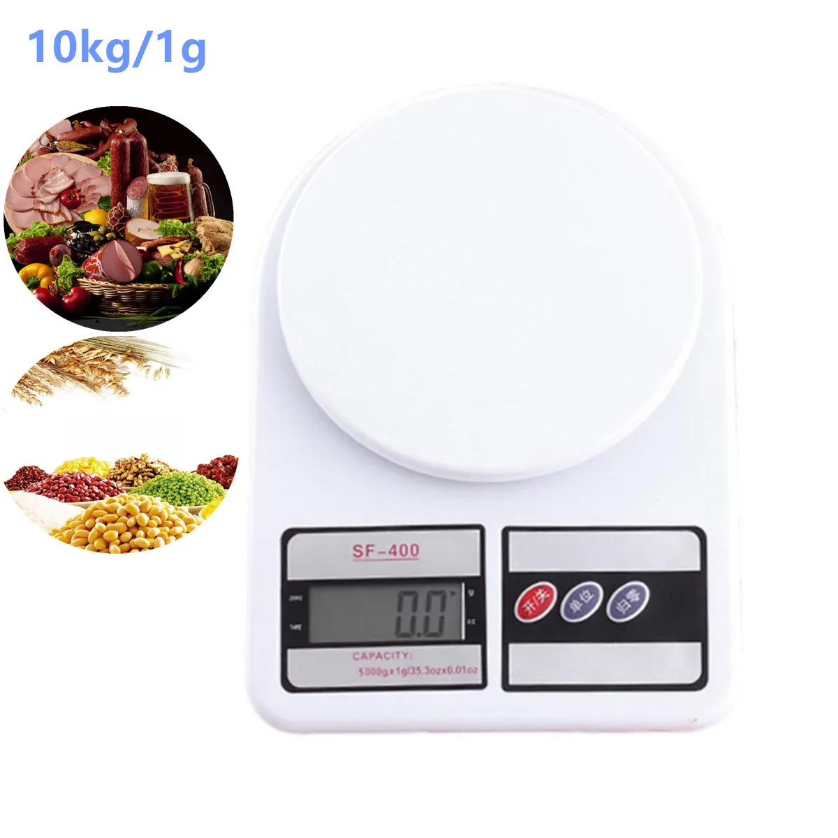 10kg/1g Kitchen Scales Digital Balana Food Scale High Precision Kitchen Electronic Scale Balancer Weighing Equipment