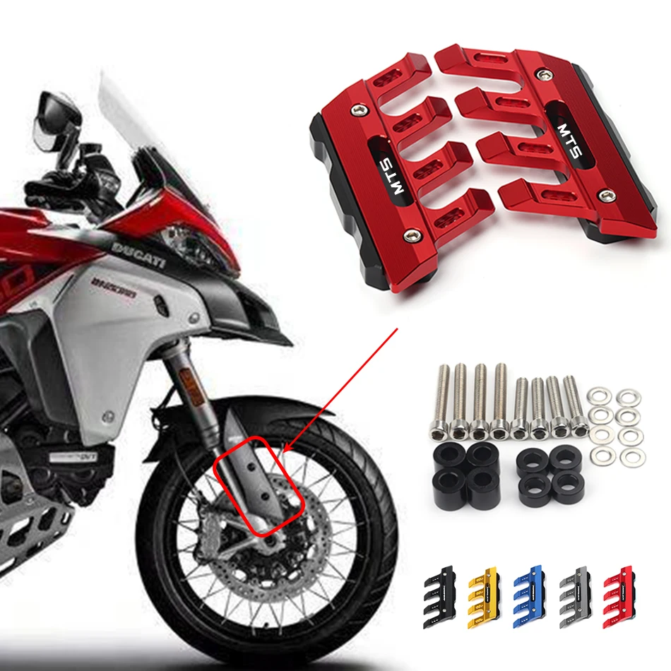 

For DUCATI MTS1100 MTS1260/S MTS1260 enduro Motorcycle CNC Accessories Mudguard Side Protection Front Fender Anti-Fall Slider