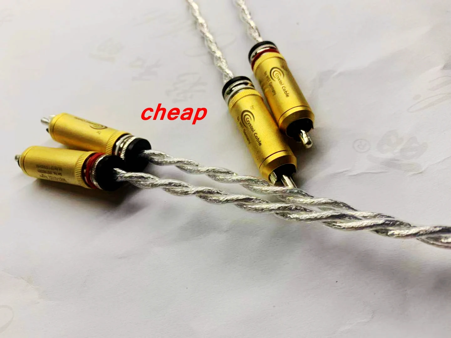 Cable de señal RCA de alta gama y alta.