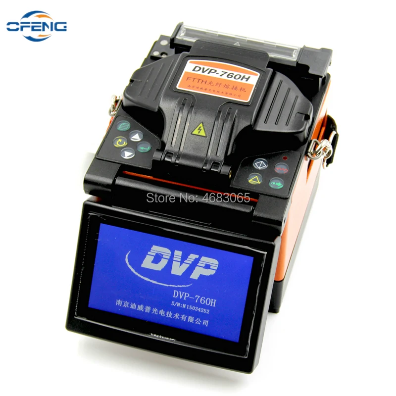 FTTH High Precision Optical Fiber Fusion Splicer DVP760 Automatic Core Alignment Laser Welding Machine