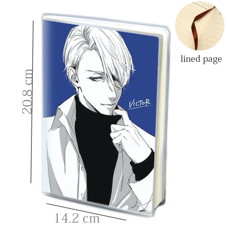 Manga Yuri On Ice Viktor Poster Notebook Note Book Writing Pad Anime Figure Figura Otabek Plisetsky Nikiforov Yurio Wig Cosplay