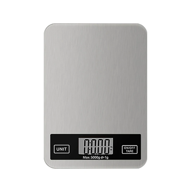 

5kg Stainless Steel Kitchen Scale Weighing Scale Food Diet Postal Balance Measuring Tool LCD Electronic Cooking scale ميزان حساس