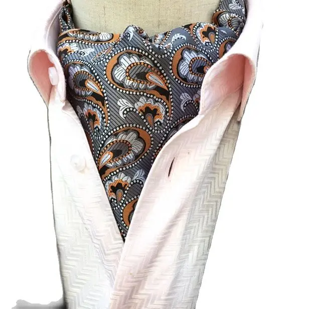 18 Colors Paisley Waistcoat Ascot Tie Wedding Formal Dress Vests Sleeveless Jacket Gifts for Men Suit Vest Tie Hong Kong Knot