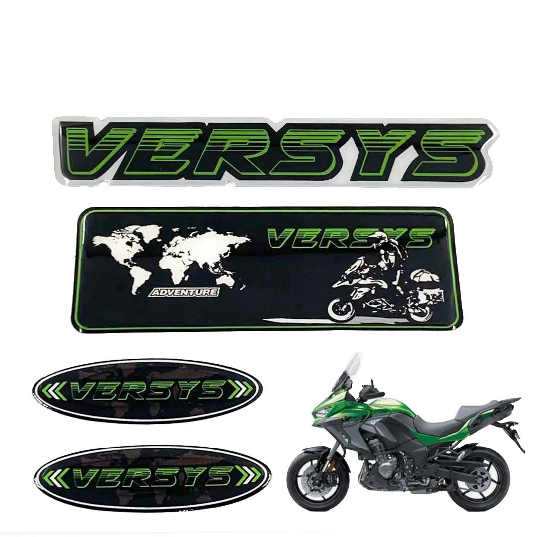 Stickers Motorcycle Reflective Stickers Body helmet fuel tank Waterproof logo decal For KAWASAKI VERSYS 650 x300 1000 300