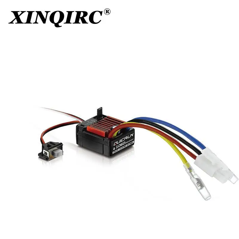 HobbyWing QuicRun 1060 60A ESC waterproof electronic speed controller suitable for 1:10 RC TRX-4 SCX10 climbing bike