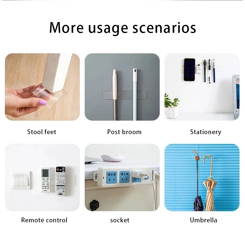 1/2/3/5M Doppelseitiges Klebeband Nano Band Reusable Wasserdichte Wand Aufkleber Nicht-kennzeichnung und Waschbar Selbst klebstoff Transparent Bänder