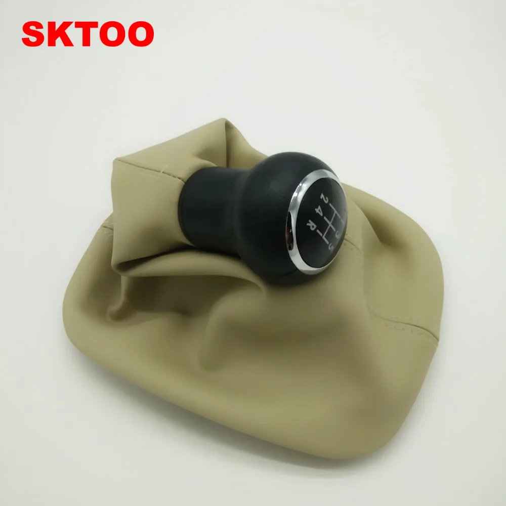 

SKTOO For 1998-2004 VW Passat B5 B5.5 5-Speed Gear Shift Knob Gaitor Leather Boot Beige