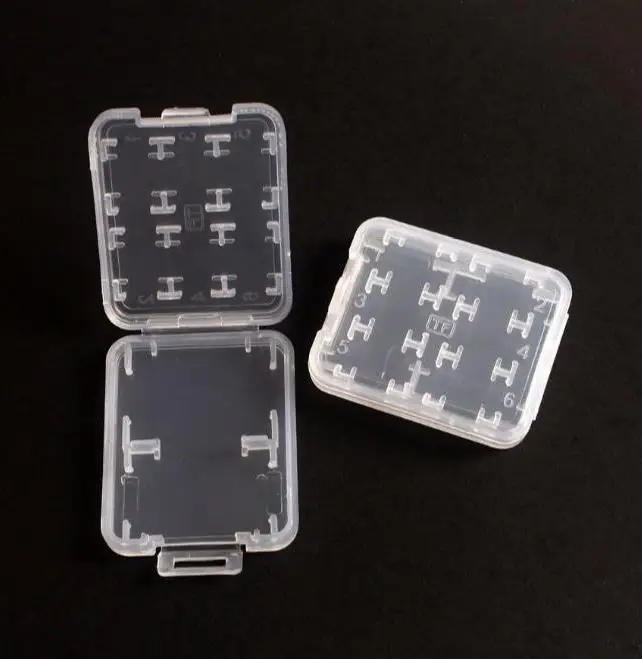 New 8 In 1 Plastic Case Box For Tf Micro Sd Memory Card For Sdhc Tf Ms Protector Holder High Quality Wholesale