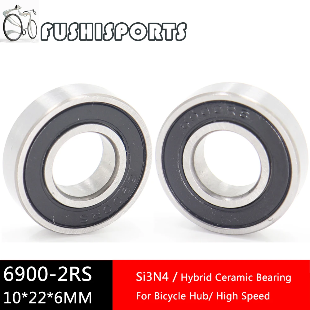 2PCS High Speed Bicycle Bottom Brackets Hub Bearings 6900 6901 6902 6903 Si3N4 Ceramic Bearing BB Axis Road MTB Bike Bearings