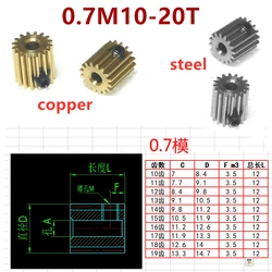 0.7 mod pełna 10 do 20 zębów cylindryczna przekładnia zębata ze stali węglowej akcesoria do przekładni zębatej