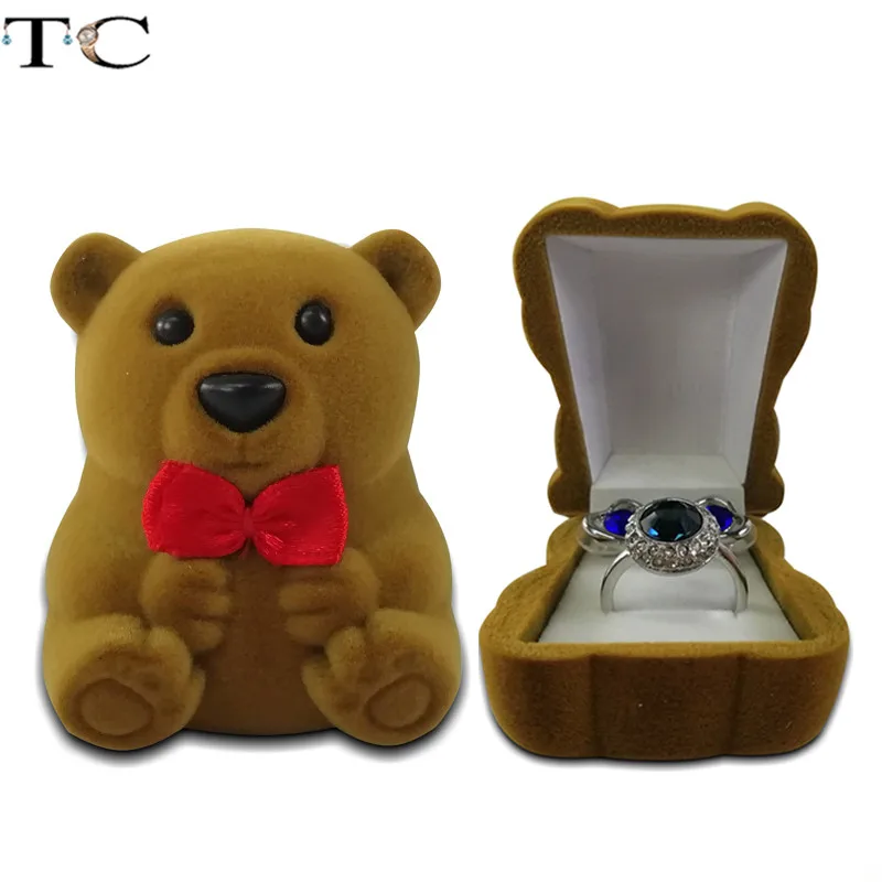 Creatieve Fluwelen Sieradendoos Mini Container Ringdoos Oorbellen Ringen Opbergdoos Kleine Accessoires Display Geschenkdoos