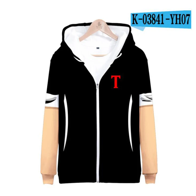 3D print Anime Captain Tsubasa Ozora Tsubasa Kojiro Hyuga  Costume Unisex  Hoodie Zipper Hooded Jacket Soccer Jerseys Uniform