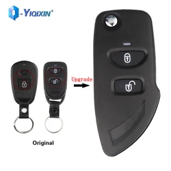 YIQIXIN Modified Key Shell Case Cover For Hyundai Elantra Santa Atos Trajet Fe Tucson IX35 Eagle Terracan For Kia Carens Car Fob