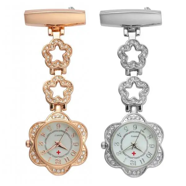 fashion trend New nurse watch chest watch medical nurse pocket watch Diamond watch