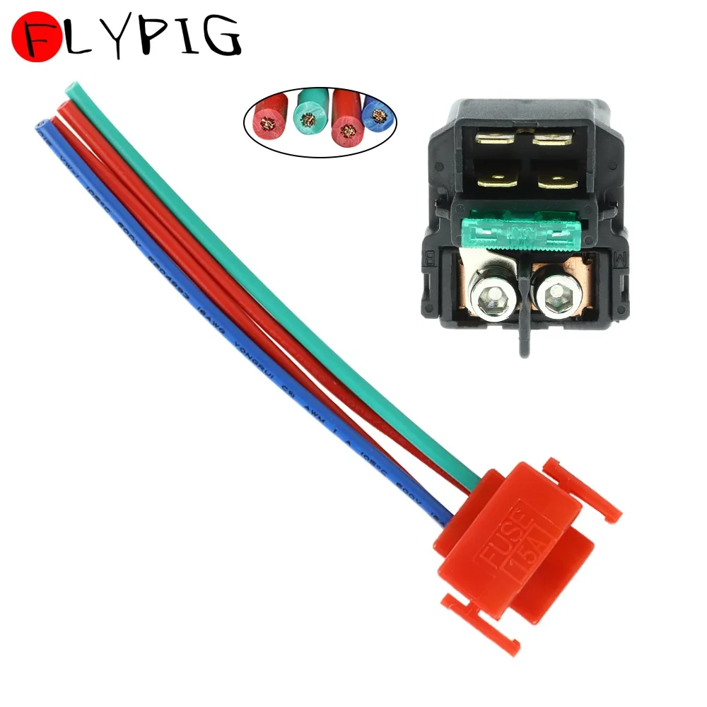 Przekaźnik rozrusznika, elektrozawór, wtyczka do Kawasaki ZX750 NINJA ZX 7RR Honda CBR1000 CBR600 CBR600RR CBR600RA CBR900 F2 F3 F4 VF RVT ST VFR