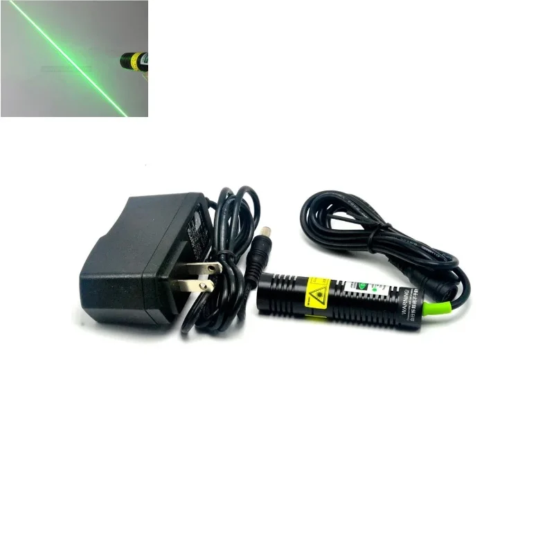 

532nm 10mw Green Laser Diode Line Module 18x75mm With 5V 1A Power Adapter(US/EU/UK Type Optional）