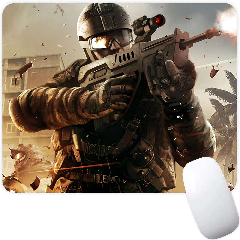 Warface Small Gaming Mouse Pad Computer Office Mousepad PC Gamer Mouse Mat Laptop Mausepad Mouse Carpet Keyboard Mat Desk Pad