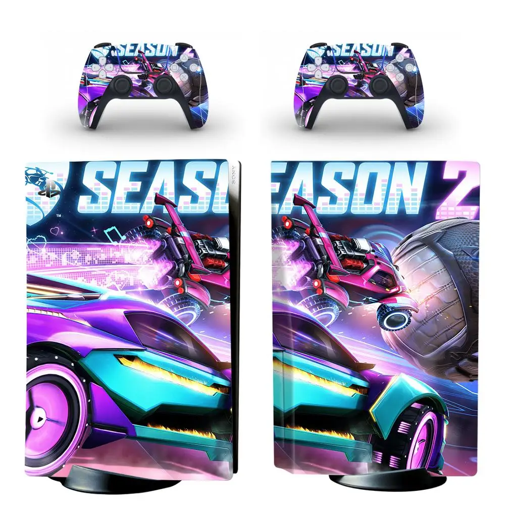 Rocket League PS5 Standard Disc Edition Skin Sticker Decal Cover for PlayStation 5 Console & Controller PS5 Skin Sticker Vinyl