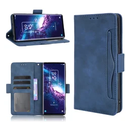 For TCL 20 Pro 5G Case Premium Leather Wallet Leather Flip Multi-card slot Cover For TCL 20 Pro 20Pro 5G Case