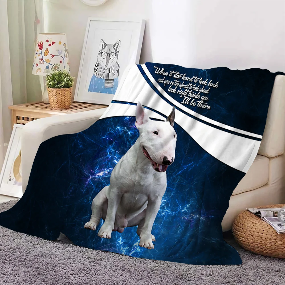 CLOOCL Popular Pet Dog Pitbull Terrier Pattern Blanket 3D Print Flannel Blankets Teenager Home Decoration Sherpa Blanket Quilt