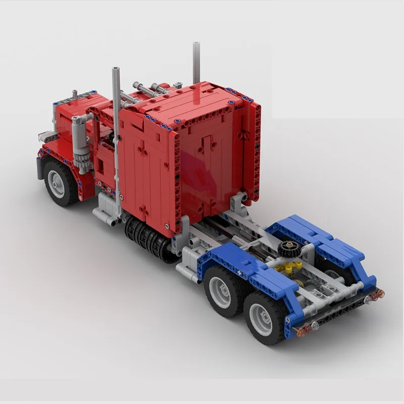 NEW 845PCS Peterbilt MOC-24330 Truck Tractor Truck Model Building Blocks Bricks Kids for Toys DIY Gifts Birthday Boys Christmas