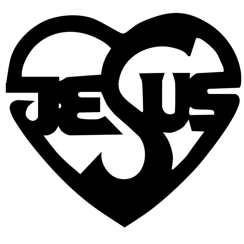 17 * 15.5cm religious church logo design, car window bumper, motorcycle accessory decoration, vinyl car sticker