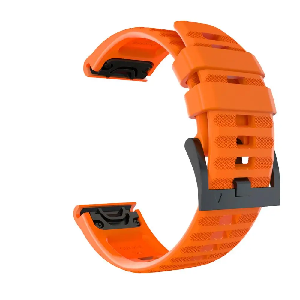 22 26mm Quickfit Smart Watch Straps For Garmin Fenix 7 7X 6 6X Pro 5X 5 Plus 3HR 935 945 Sport Silicone Watchband Wriststrap New view 4