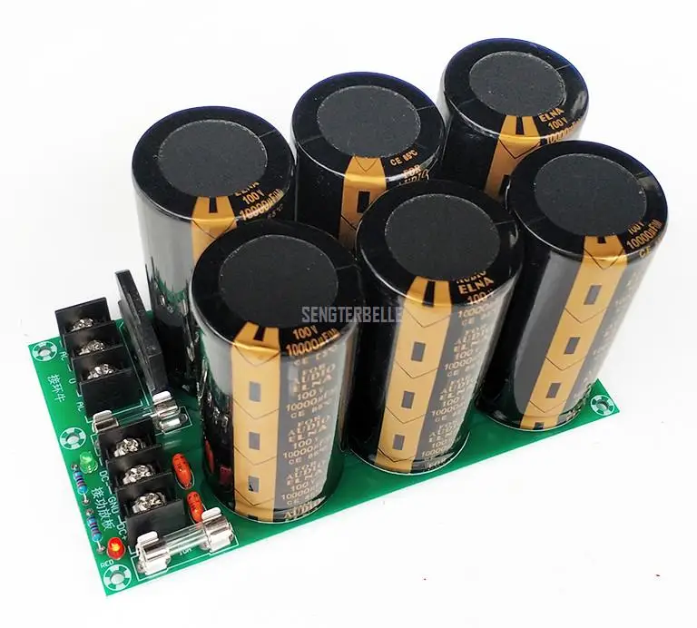 تجميعها 100V10000uf ELNA مكثف HiFi مكبر كهربائي المعدل تصفية امدادات الطاقة