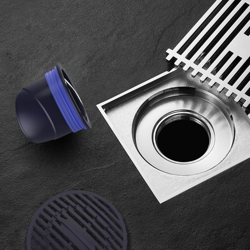 Filtro de drenaje de agua para baño y cocina, tapón de filtro para el suelo, trampa de sifón, disipador de reflujo, Preventor, núcleo de