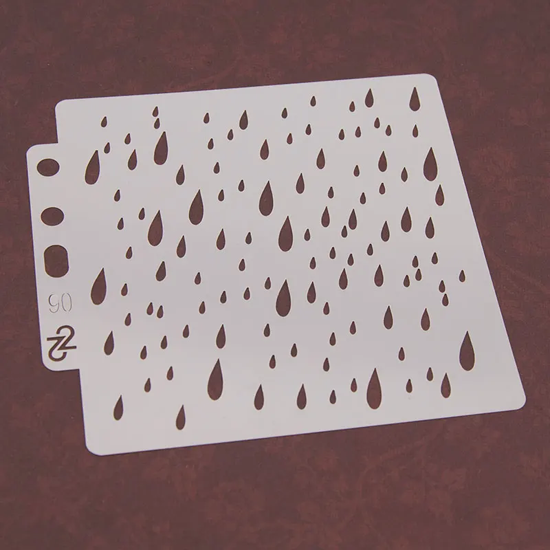 Raindrop DIY Layering Stencils Wall Painting Scrapbooking New Design Coloring Embossing Crafts Decoration Paper Card Template
