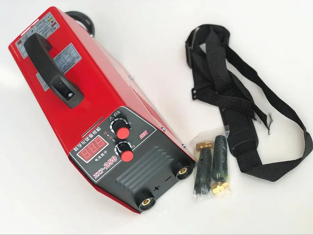 220V Mesin Las 6KW/9.5KW ZX7-250 10-250A Arc Kekuatan Listrik Mini/Pro LCD Tampilan Digital MMA IGBT inverter Tukang Las Terbaru