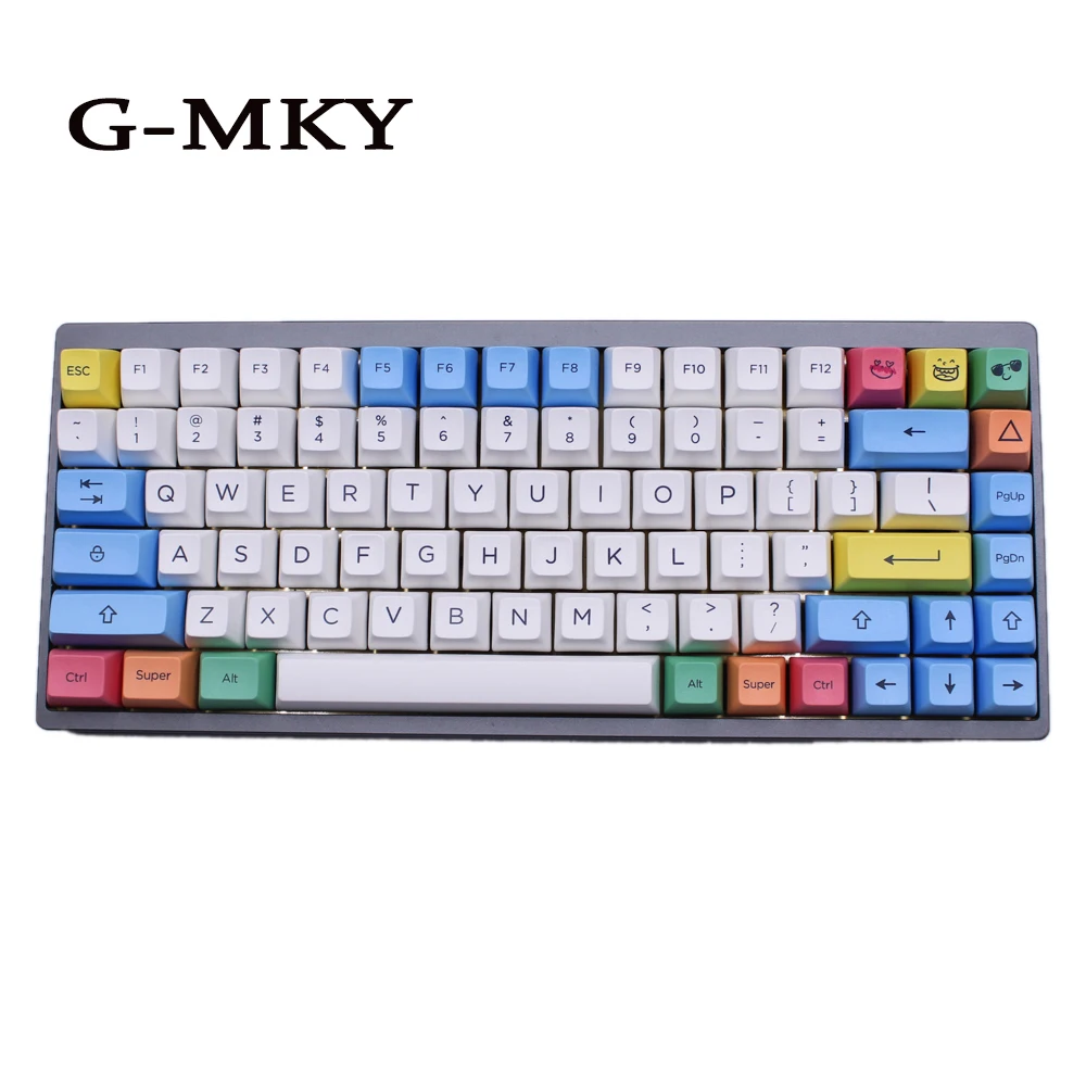 

G-MKY Dye-Subtion Keycaps SA Chalk Colorway Keycap SA PBT SA Profile For Mechanical Gaming Keyboard