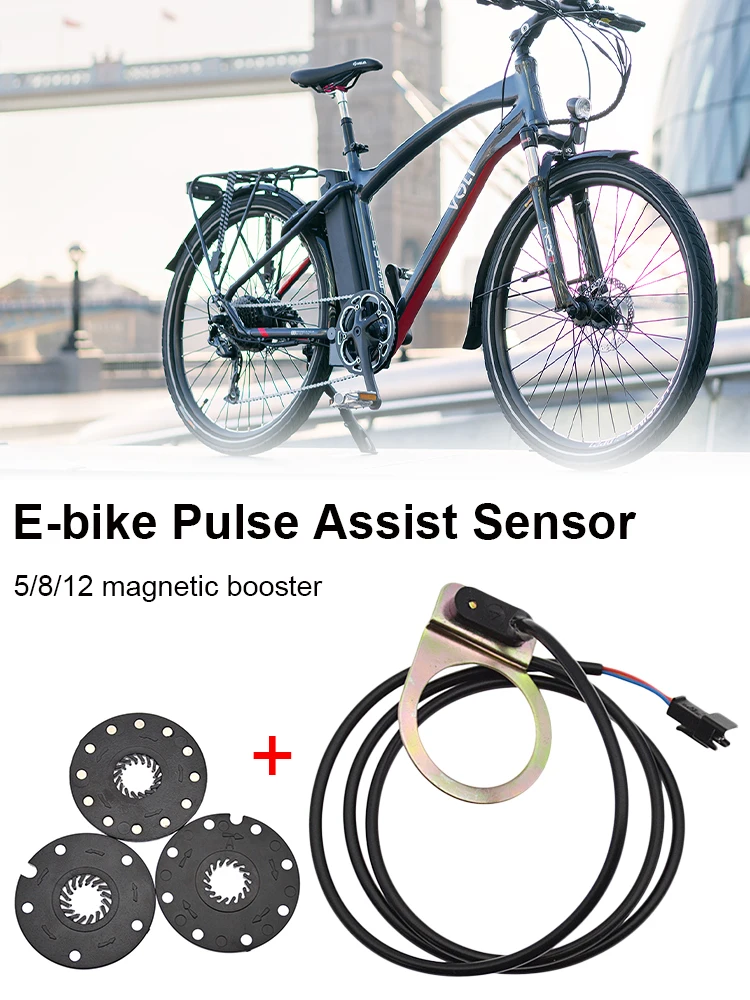 

Universal Electric Bike Pedal with PAS System Assistant for Ebike Speed Sensor Cycling Accessories 5 8 12 Magnets