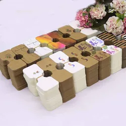New 50pcs/lot 3.5*9cm New Necklace Card  Pendant/Hair Clicp DIY   Necklace Card Custom Logo Jewelry Card 300gsm Paper Cardboard