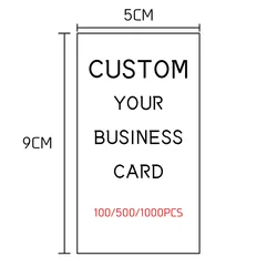 Customized Double-Sided Printing Business Card, 300GMG Paper, Full Color