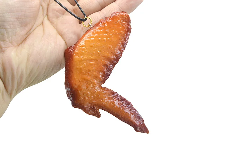 Simulation Model Keychain French Fries Chicken Nuggets Keychain Fried Legs Food Pendant Party Promotional Gift