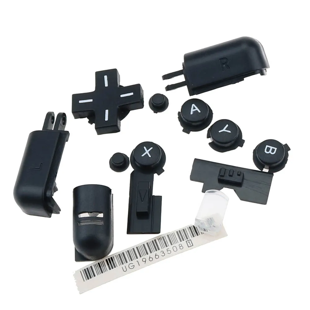 1ชุด Conductive Rubber Pad Pad + ABXY L R D ปุ่ม Pad ชุดปุ่มสำหรับ Nintendo DS Lite สำหรับ NDSL Console ชุดปุ่ม