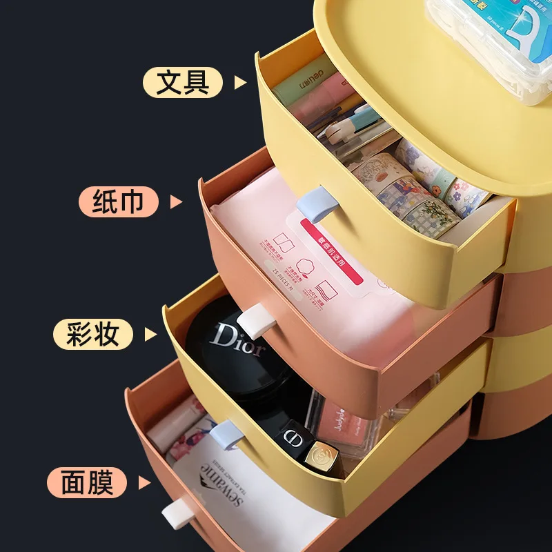 Desktop Storage Box 2pcs /Set Student Stationery Small Desk Sorting Artifact Rack for Office
