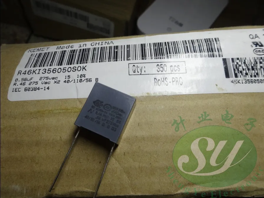 

50 шт. AV R46 серии 0,56 мкФ/275VAC 560nf u56 564 Новая пленка 15 мм