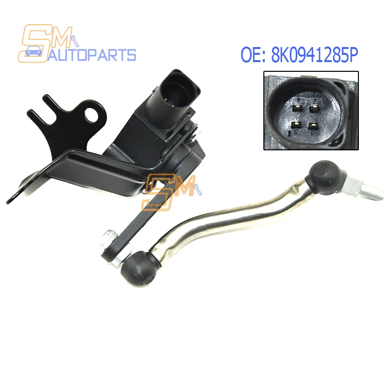 

Передний левый 8К 0941285 Датчик уровня фар P для Audi A4 A5, датчик уровня, контроль дальности фар, ксенон 8K0 941 285 P