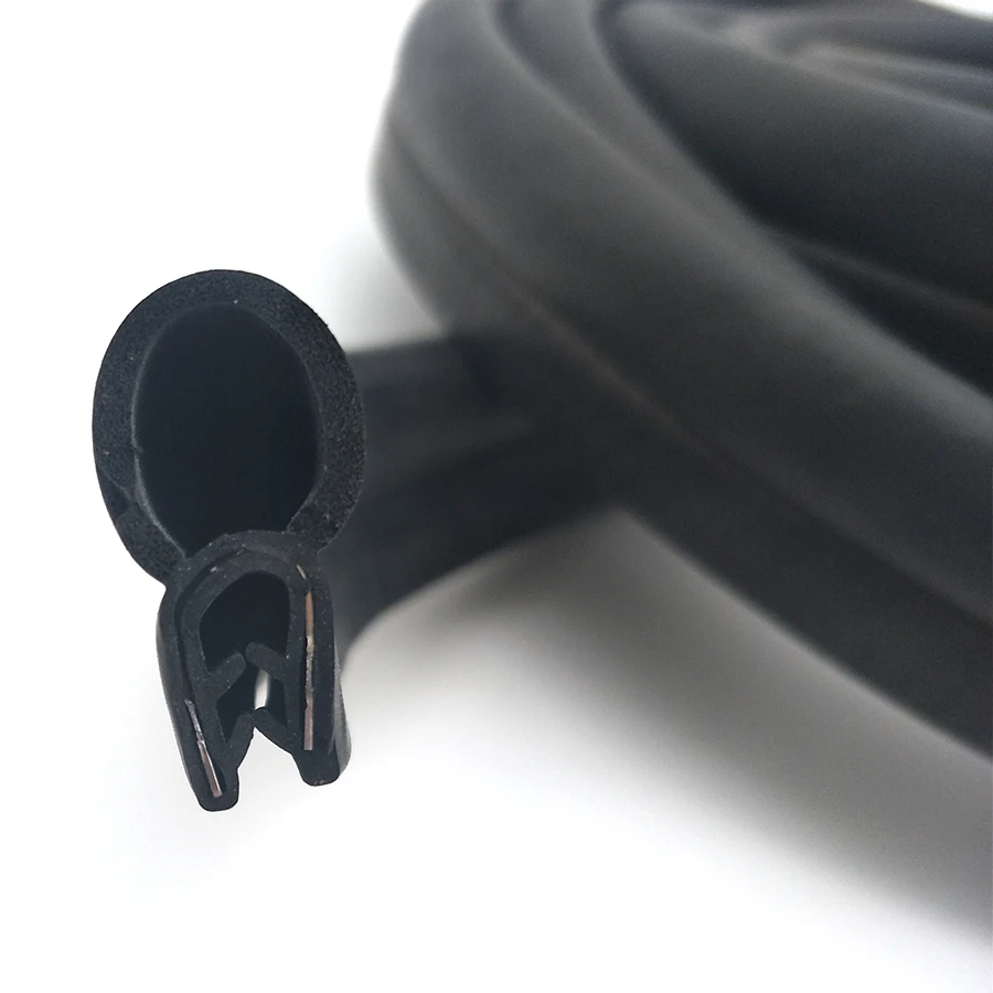 3M Black Car Off-Road Engine/Door Frame Edge Trim Rubber Seal Strip O-U Type
