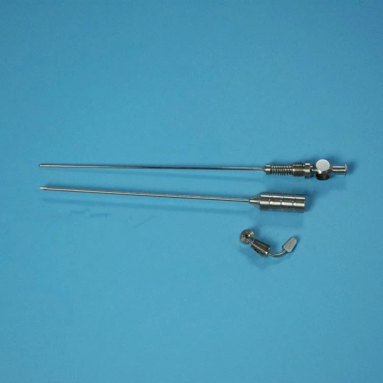 Pneumoperitoneum needle for thoracoscope and laparoscope  Pneumoperitoneum needle silicone tube  Metal joint