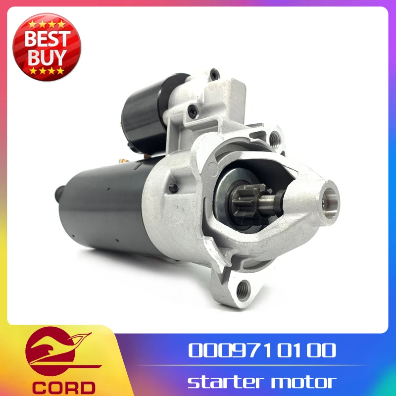 Linde forklift part 0009710100 starter motor volkswagen engine starter used on 350 diese truck H12 H16 H18 H20 new spare part