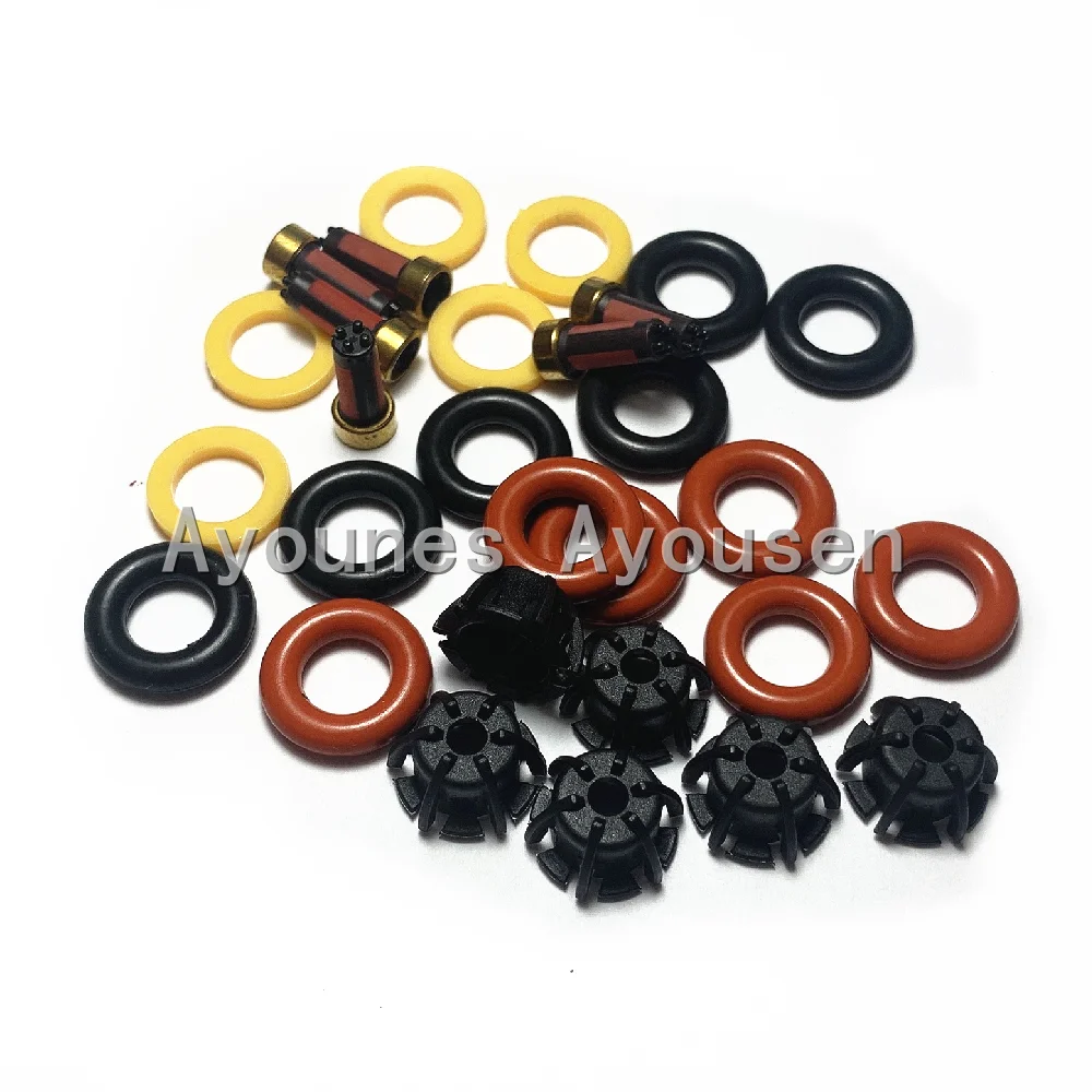 6sets Fuel Injector Repair Kit 0280150440 13641703819 For BMW E60 E39 520i 523i 525i 528i E36 328i  E36 car replacement AY-RK004