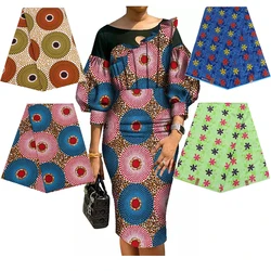 Ankara African Prints Pattern Wax Fabric Sewing Party Dress Tissu Craft Making Patchwork Loincloth Garment Pagne 100% Polyester