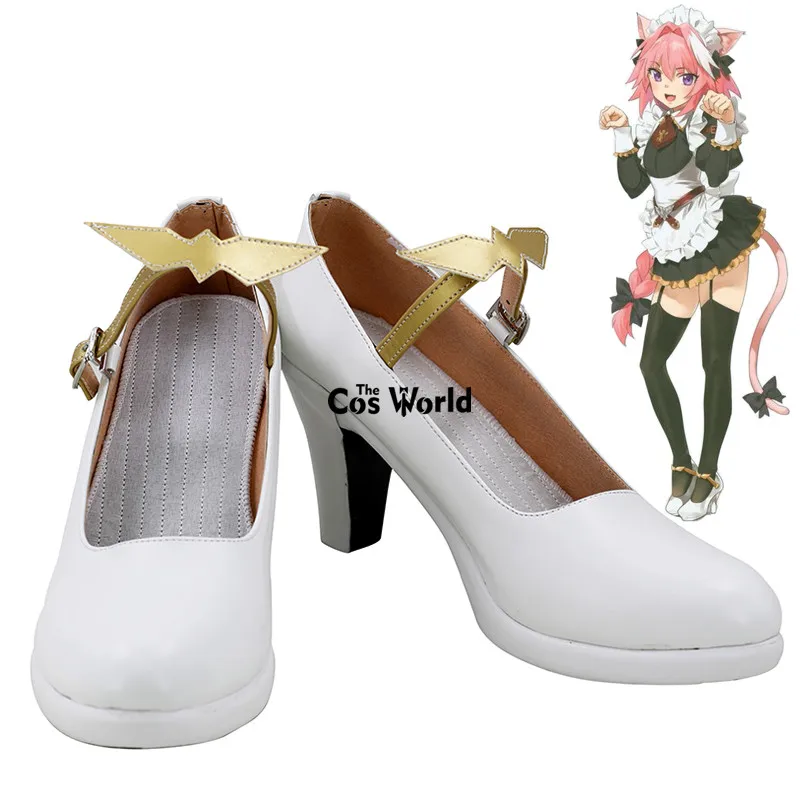 FGO Fate Grand Order Maid Astolfo Asutorufo Games Customize Cosplay High Heels Shoes